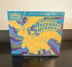 Pokemon Mega Evolution Ascended Heroes Elite Trainer Box Dragonite Zekrom 2024 - Image 1