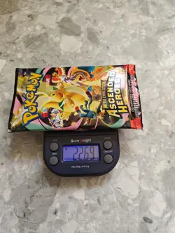 HEAVY! 22.69g Pokemon TCG Ascended Heroes Booster Pack (SEALED) god packU - Image 1