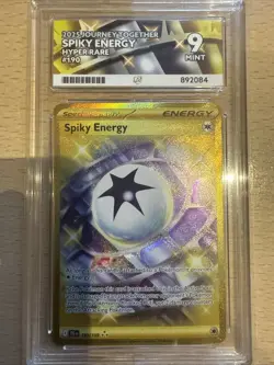 Pokemon TCG Spiky Energy 190/159 Journey Together Secret Rare Gold ACE 9 - Image 1