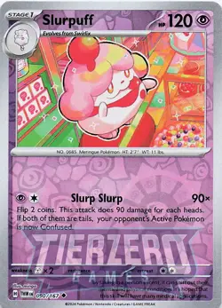 Pokemon Slurpuff 090/167 Reverse Holo Near Mint - Image 1