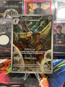 Kingambit 130 SVP Black Star Promo Illustration Rare Pokemon TCG NM - Image 1