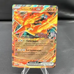 Pokemon TCG Team Rocket's Moltres ex Destined Rivals stamp 031/182 - Image 1