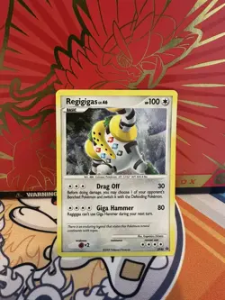 2009 Regigigas DP40 Pokemon Diamond and Pearl Holo Near Mint - Image 1
