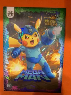 Mega Man (Pikachu) #176 - Galaxy Holo - Electric Pikachu Cosplay - Pokemon - Image 1