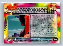 1999 Topps Pokemon Mewtwo Strikes Back Foil Trying Out The New Toy #7 - Image 2