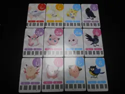 Pokemon Music Musical Note Card x12 Togepi Jigglypuff Clefairy etc #3740 - Image 1