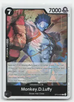 One Piece - Monkey.D.Luffy () - Adventure on Kami's Island OP15-092 - NM - Image 1