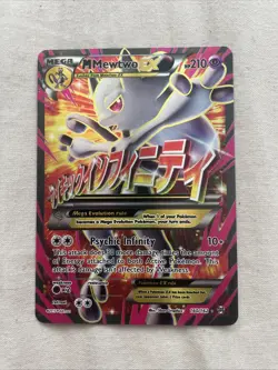 Pokemon TCG Mega-Mewtwo-EX Breakthrough 160/162 Holo Full Art Ultra Rare - MP/HP - Image 1