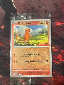 Charmander - (GameStop Exclusive) 004/165 Miscellaneous Cards & Products Reverse - Image 1