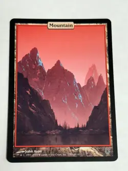 MTG English Mountain (139) NM Normal Unhinged Free Shipping! - Image 2
