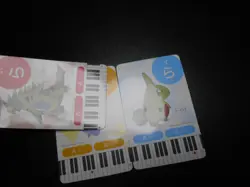 Pokemon Music Musical Note Card x3 Tyranitar Pupitar Larvitar Evolutions #3725 - Image 2
