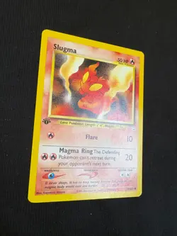 Slugma - 53/64 - 1st Edition Neo Revelation Set - Pokemon Card - MP - Image 2