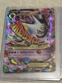 Pokemon Mega Gengar EX #XY166 Promo Collectible Trading Card TCG CCG - Image 1
