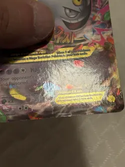 Pokemon Mega Gengar EX #XY166 Promo Collectible Trading Card TCG CCG - Image 3