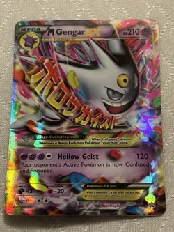 Pokemon Mega Gengar EX #XY166 Promo Collectible Trading Card TCG CCG - Image 5
