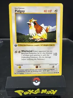 Pokemon Card - Pidgey 1st Edition Base Set Shadowless 57/102 - Image 1