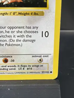 Pokemon Card - Pidgey 1st Edition Base Set Shadowless 57/102 - Image 5