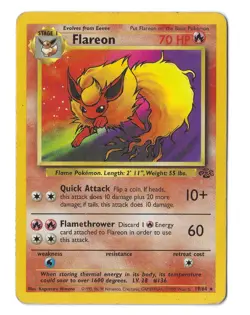 Flareon 19/64 Jungle NH Rare Pokemon Card WOTC 1999 LP - Image 3