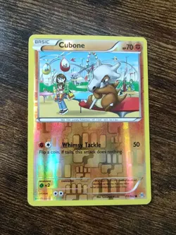 Pokemon Cubone 77/162 Breakthrough Reverse Holo Card NM-MINT - Image 1