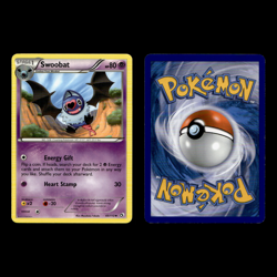 Swoobat Woobat 65.0 Black White Legendary Treasures Pokemon Cards Set - Image 3
