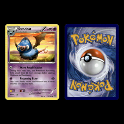 Swoobat Woobat 65.0 Black White Legendary Treasures Pokemon Cards Set - Image 4