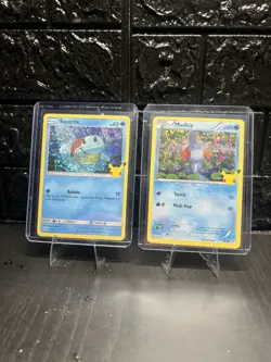 Pokemon TCG - Mcdonalds Promo Cards (2) 2021 Squirtle & Mudkip Holo - Image 1