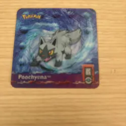 2003 Pokemon Advanced Artbox 3D Poochyena/Mightyena AF04 Lenticular Card - Image 1