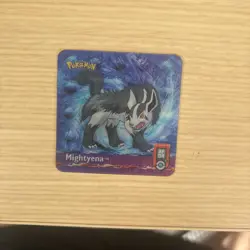 2003 Pokemon Advanced Artbox 3D Poochyena/Mightyena AF04 Lenticular Card - Image 2
