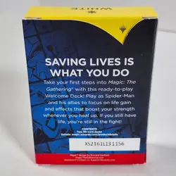 NYCC SDCC 2025 Magic the Gathering White Welcome Deck Spidey Themed NEW Sealed - Image 2