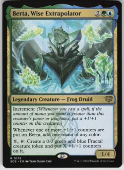 MTG Berta, Wise Extrapolator NM Secrets of Strixhaven Magic 175 - Image 1