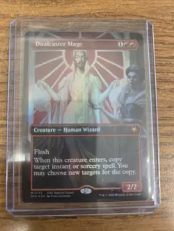 MTG Dualcaster Mage Borderless SPG FOIL Secrets Of Strixhaven - Image 1