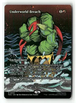 Underworld Breach (Borderless) 10 TMNT Magic: The Gathering NM - Image 1