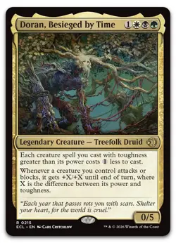 Doran, Besieged by Time #215 (NM) Lorwyn Eclipsed ECL Magic MTG - Image 1