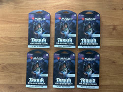 (6) Magic The Gathering MTG TARKIR DragonStorm Play Booster Lot 🔥 Foil Each! - Image 1