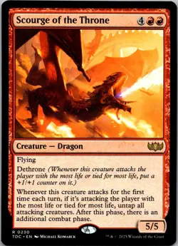 Scourge of the Throne R Commander: Tarkir: Dragonstorm 230 LP - Image 1