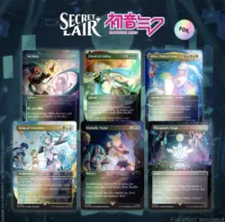 Secret Lair Hatsune Miku: Complete set Magic: The Gathering Foil Edition EN - Image 3