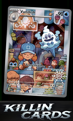 Vanillish - 190/182 (Holiday Calendar) 190/182 Pokemon Illustration Rare Miscell - Image 1