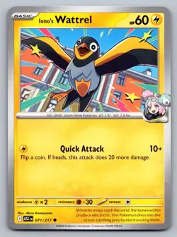Pokemon TCG ME: Ascended Heroes Iono's Wattrel 071/217 - Image 1