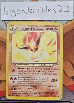 Light Flareon - 46/105 - Uncommon - Pokemon Neo Destiny - HP - Image 1