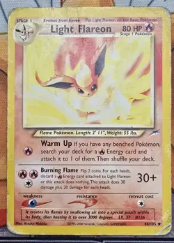 Light Flareon - 46/105 - Uncommon - Pokemon Neo Destiny - HP - Image 2