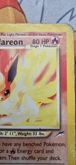 Light Flareon - 46/105 - Uncommon - Pokemon Neo Destiny - HP - Image 4