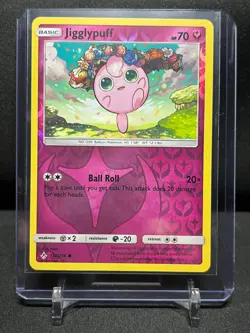 Jigglypuff 134/214 Reverse Holo Pokemon 2019 SM Unbroken Bonds NM - Image 1