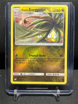 Alolan Exeggutor 114/181 Reverse Holo Rare Pokemon 2019 S&M Team Up LP - Image 1