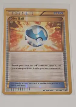 Pokemon Dive Ball (161 Secret Rare) 161/160 XY Primal Clash Holo - Image 1