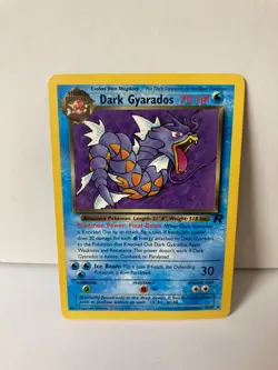 Dark Gyarados 25/82 Team Rocket NH Rare Pokemon Card WOTC 2000 LP - Image 2