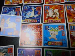 Pokemon Card Amada Sticker Non Holo x25 Mewtwo Snorlax Gyarados Pikachu etc#3911 - Image 5