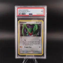 2006 Pokemon Rayquaza 3/017 POP Series 1 Holo - PSA 7 NM - Image 1