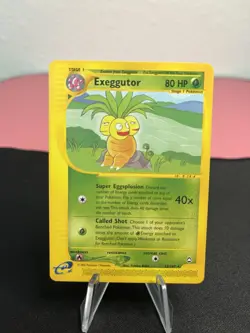 Exeggutor 012/147 Rare & Exeggcute 076/147 Common Pokemon Aquapolis Set E-Reader - Image 5