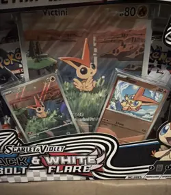 Pokemon TCG: Black Bolt & White Flare Unova Victini Illustration Collection - Image 4