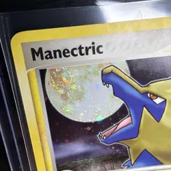 Pokemon TCG Manectric 8/100 Crystal Guardians EX Holo Galaxy Swirl Card 🍭💫🍥 - Image 4
